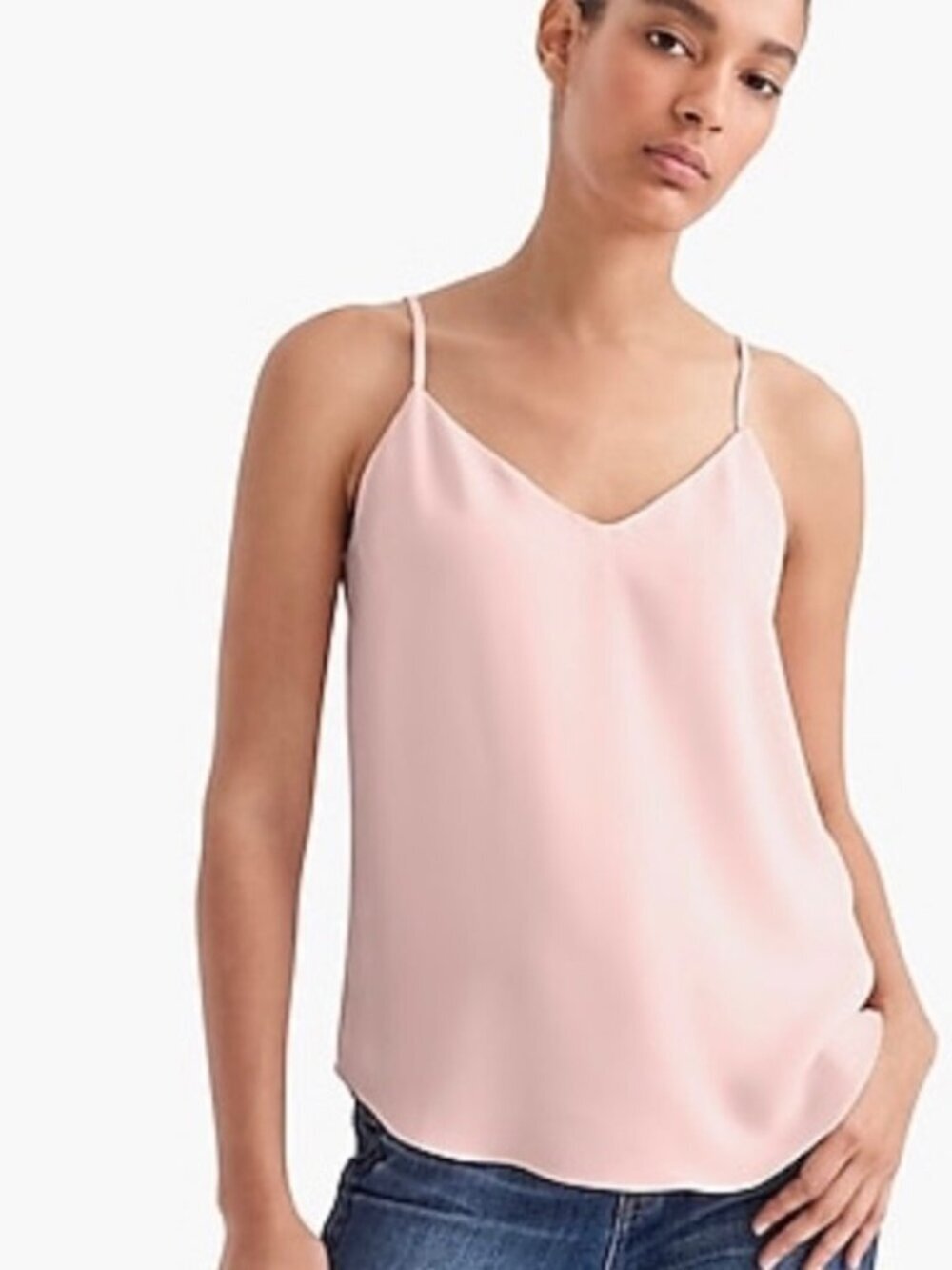J. Crew Pink V Neck Camisole - Date Night